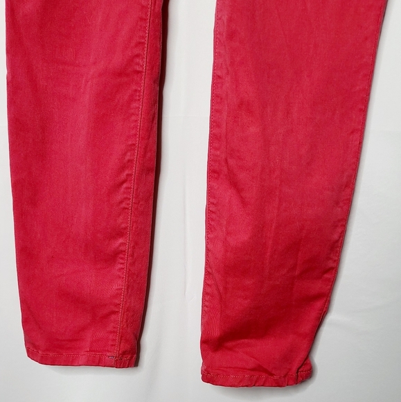 Anthropologie Level 99 Lily skinny pink flattering jeans sz 27 - Picture 3 of 7